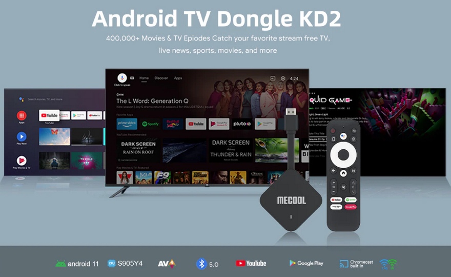 MECOOL KD2 Android TV 11 STICK